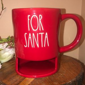 NEW 2022. Rae Dunn “For Santa” 2 in 1 Mug and Cookie Slot